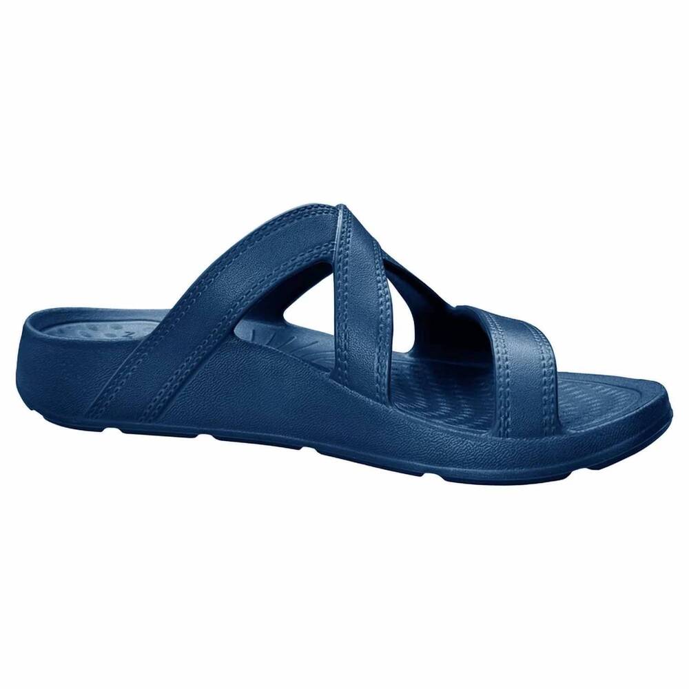 NEW NUUSOL women's hailey slide sandal in deep lake